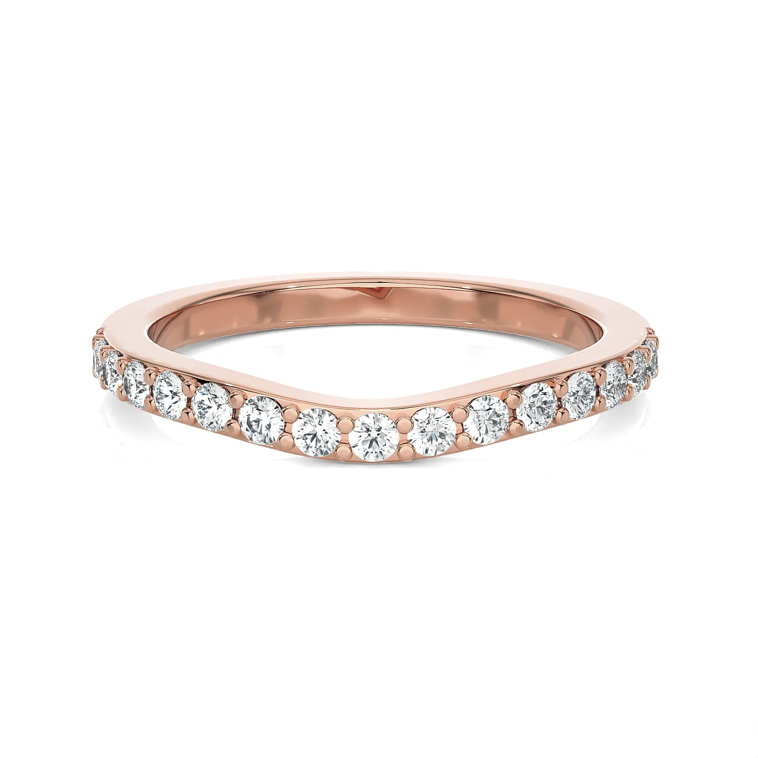 1/8 ctw Round Lab Grown Diamond Anniversary Ring