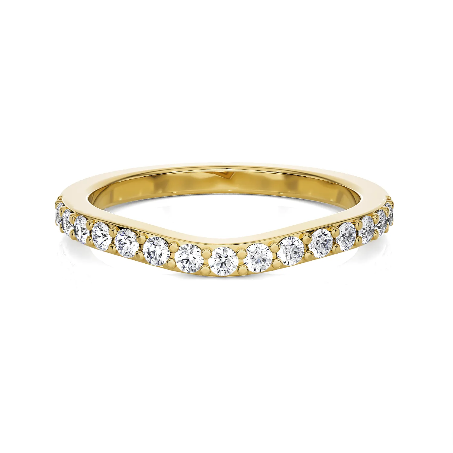 1/8 ctw Round Lab Grown Diamond Anniversary Ring