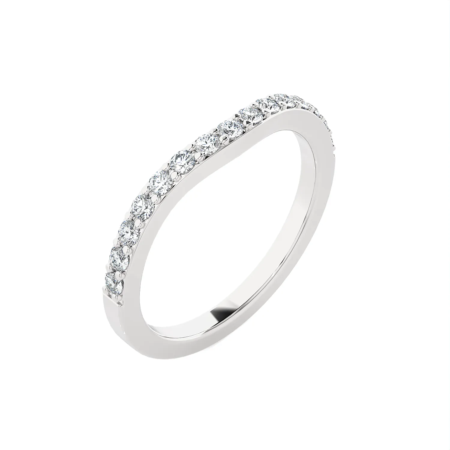 1/8 ctw Round Lab Grown Diamond Anniversary Ring