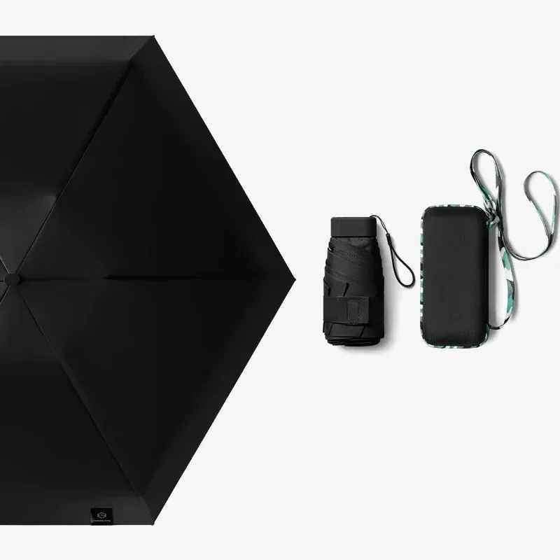 2024 Sun Umbrella Rain Women - Flat Lightweight Parasol, Compact and Foldable