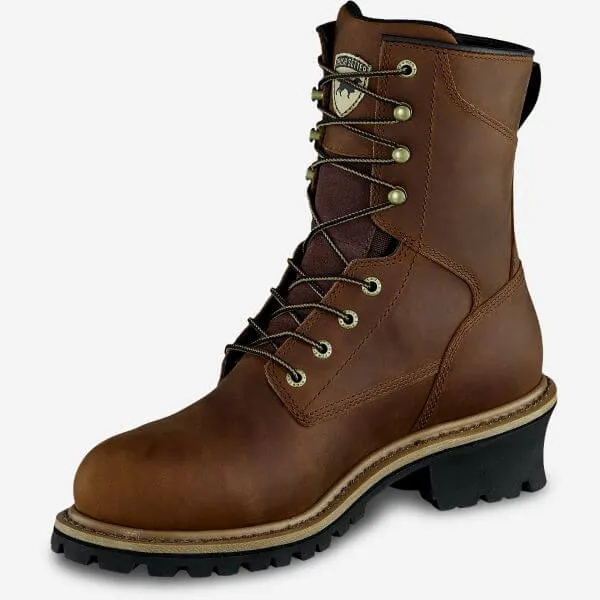 83834 Irish Setter Men's Mesabi 8" Waterproof Logger Steel Toe