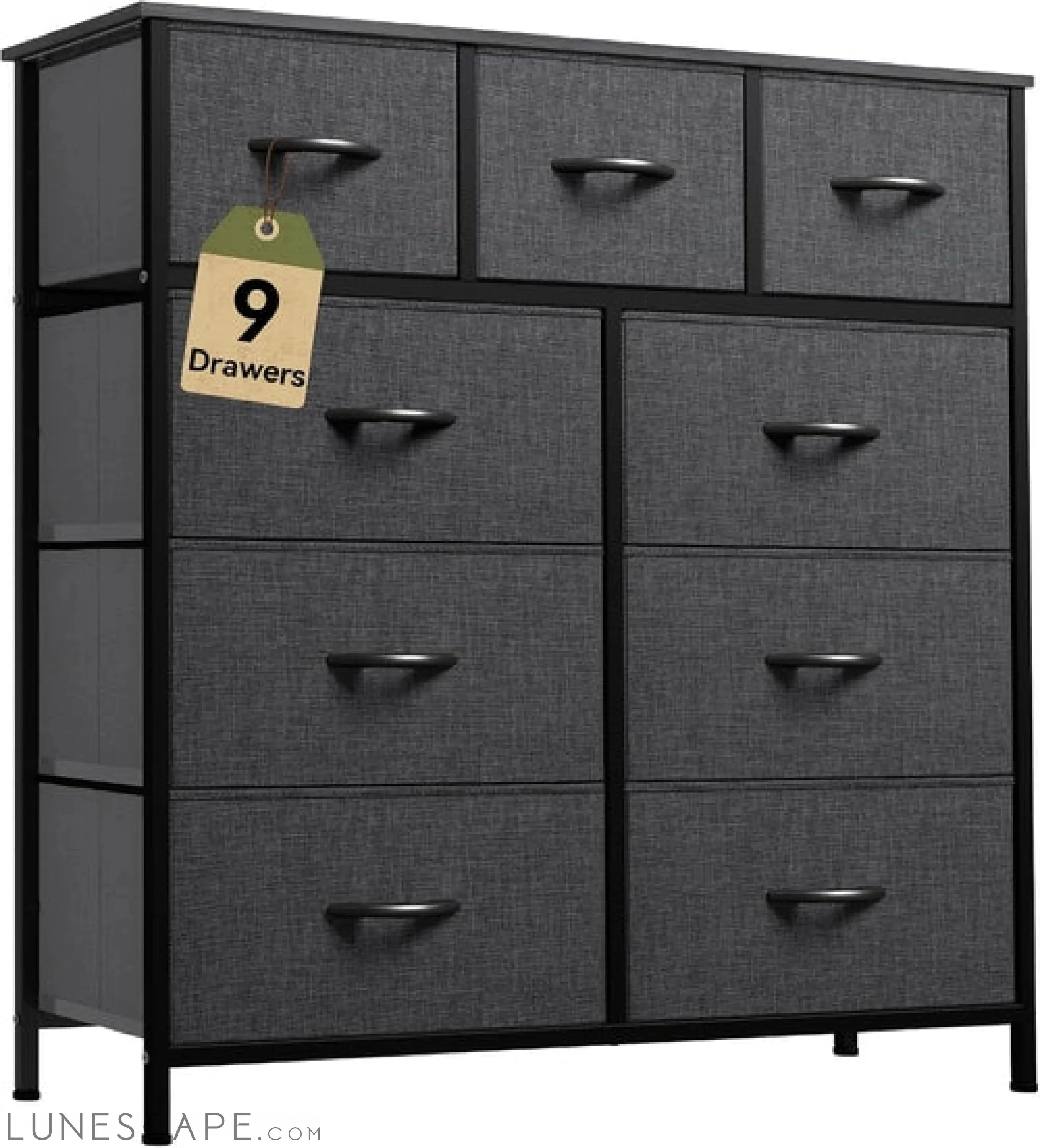9 Drawers Dresser for Bedroom, Fabric Storage Tower for Living Room,
