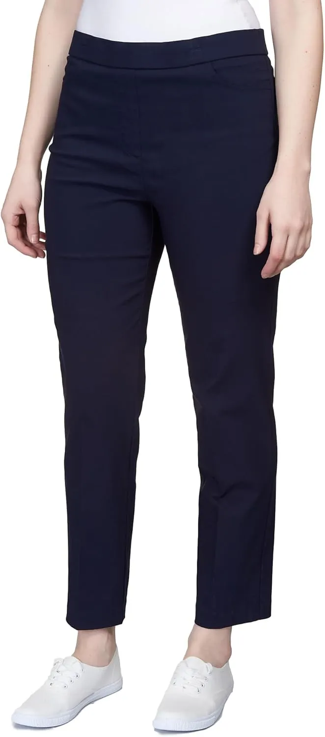 Alfred Dunner Women's Missy Short Stretch Pants