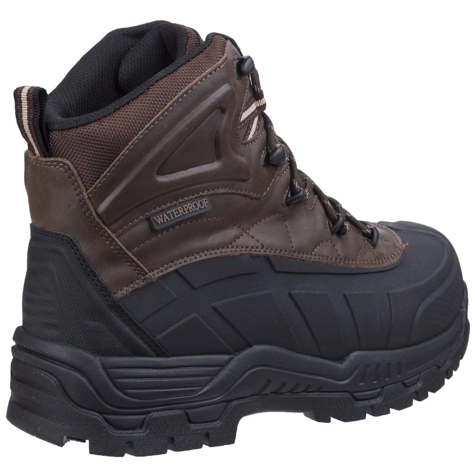 Amblers Safety Men's FS430 Orca Hybrid Waterproof Non-Metal Safety Boot in Brown