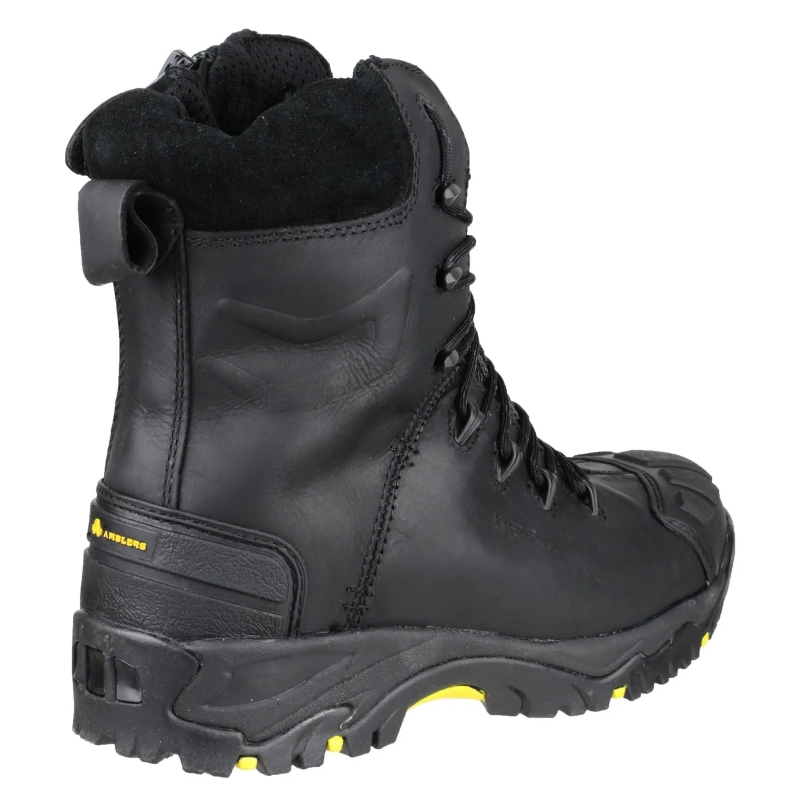 Amblers Safety Unisex FS999 Hi Leg Composite Safety Boot With Side Zip in Black