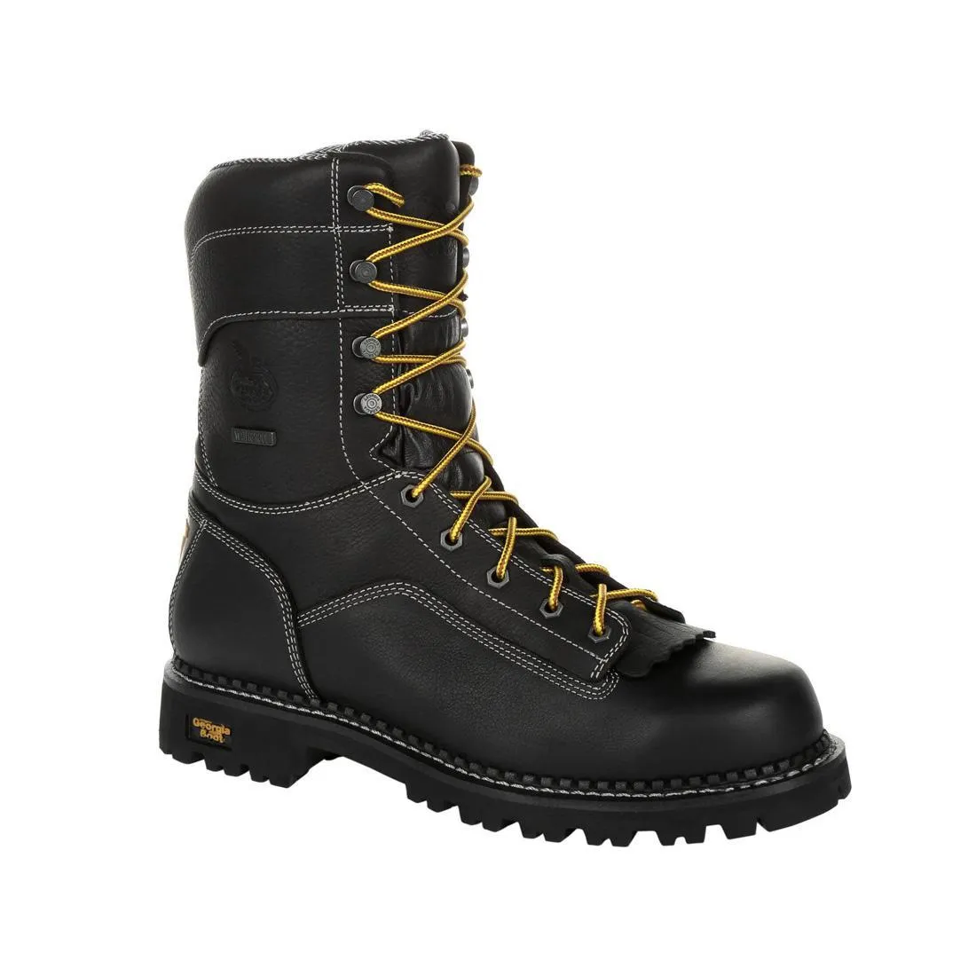 AMP LT Logger Composite Toe Waterproof Work Boot Black