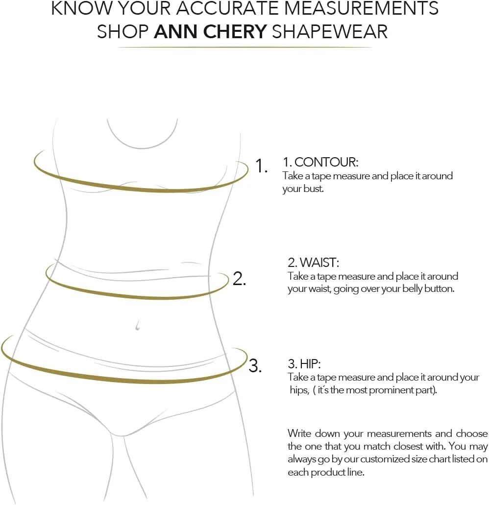 Ann Chery Tummy Control Shapewear and Butt Lifter for Women - Postpartum Colombian Bodysuit - Body Shaper panty