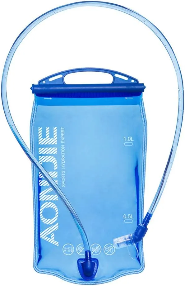 AONIJIE Foldable Hydration Bladder Leakproof Water Bag Water Reservoir for Outdoor Hiking Backpacking Running Cycling (1L-PEVA)