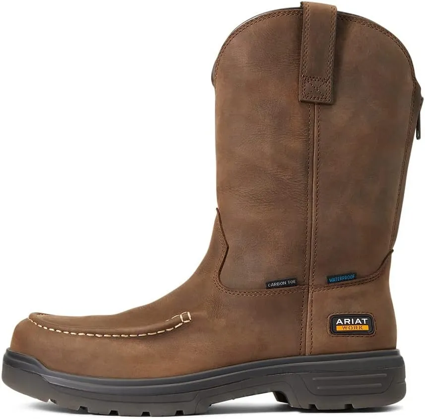 Ariat Men's Turbo Moc Toe Waterproof Carbon Toe Work Boot