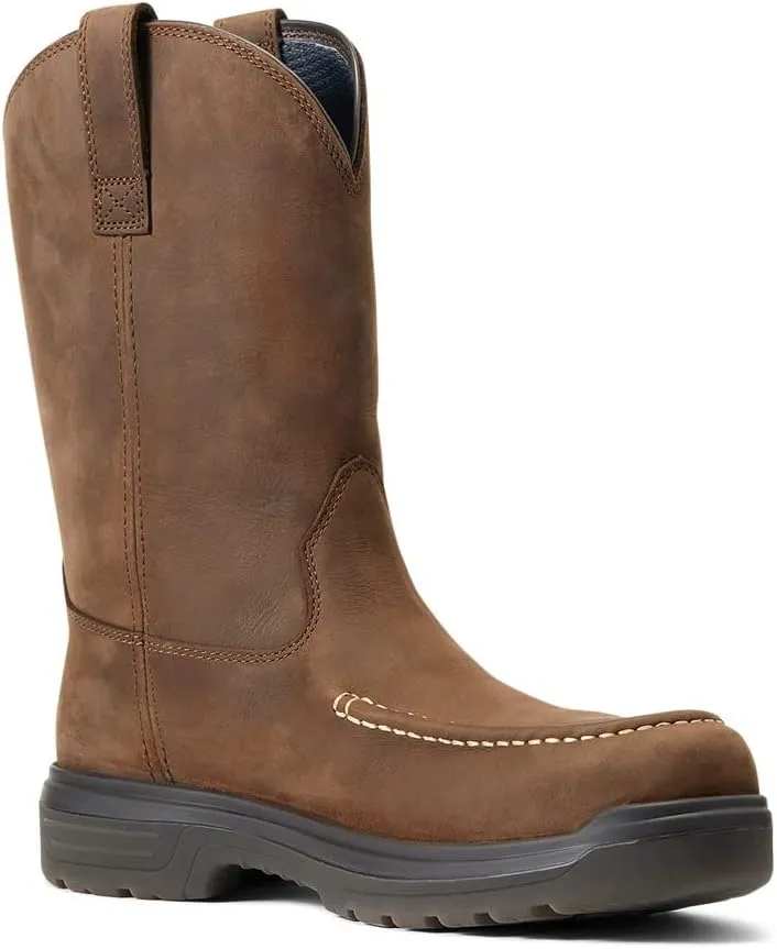 Ariat Men's Turbo Moc Toe Waterproof Carbon Toe Work Boot