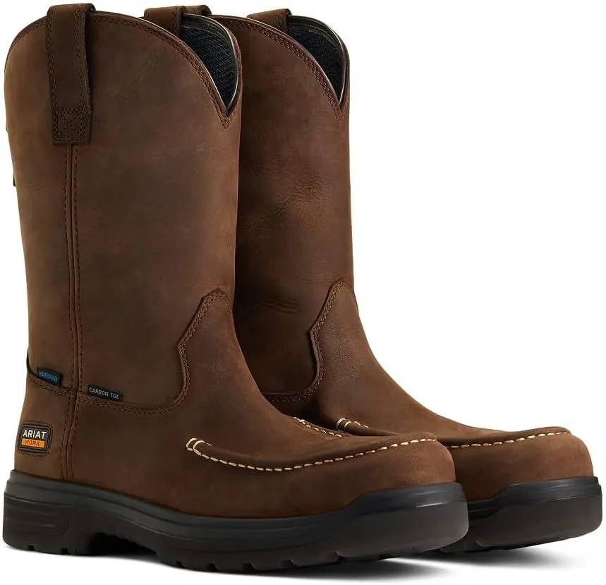 Ariat Men's Turbo Moc Toe Waterproof Carbon Toe Work Boot