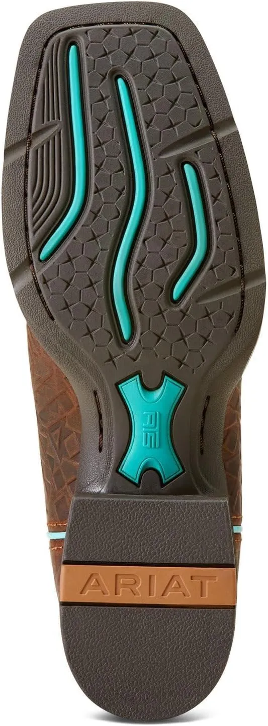 Ariat Women's Round Up Wide Square Toe StretchFit Western Boot