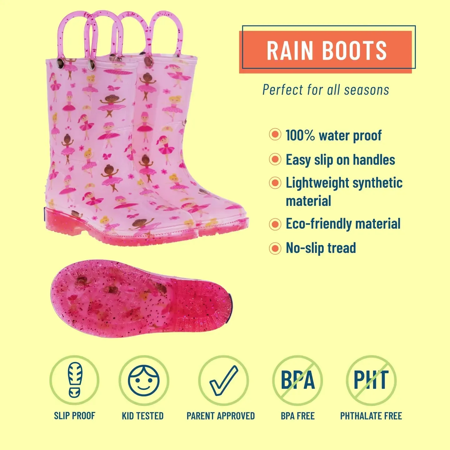 Balllerina Rain Boots