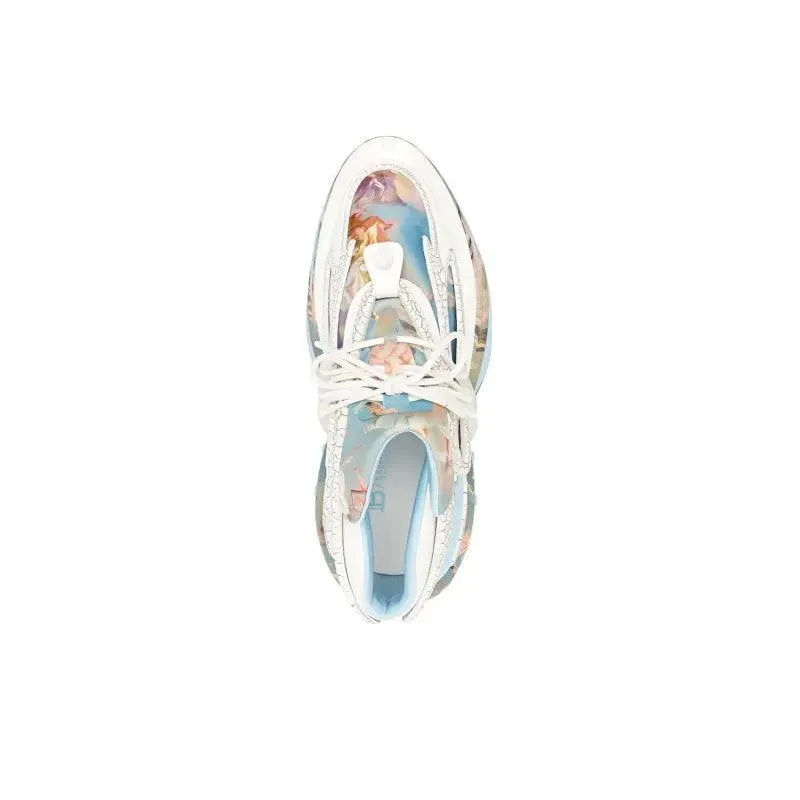 BALMAIN Unicorn Low 'Blue Sky Print'