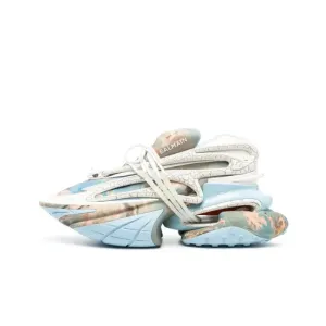 BALMAIN Unicorn Low 'Blue Sky Print'
