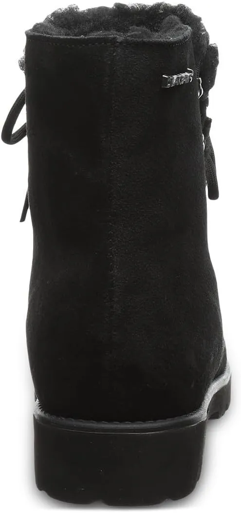 BEARPAW Women's Alisa Classic Suede Boot | Lightweight Lace-Up Boot