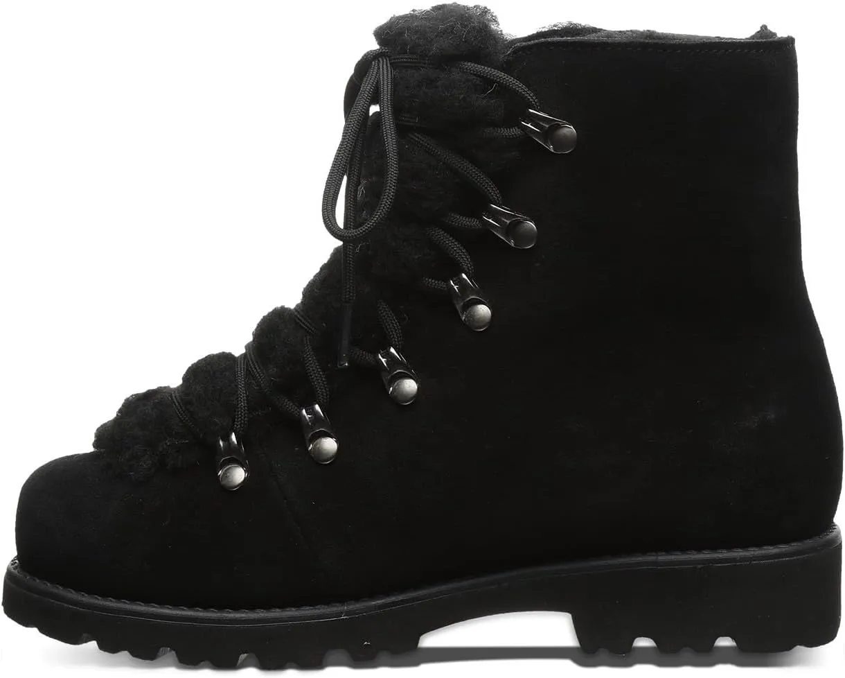BEARPAW Women's Alisa Classic Suede Boot | Lightweight Lace-Up Boot
