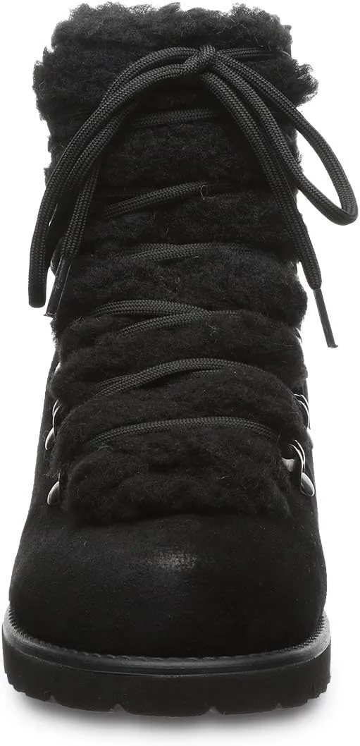 BEARPAW Women's Alisa Classic Suede Boot | Lightweight Lace-Up Boot