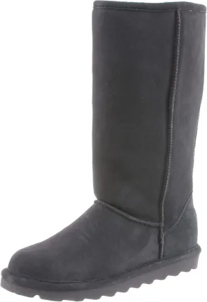 BEARPAW Women's Elle Tall Wide Multiple Colors | Women's Boot Classic Suede | Women's Slip On Boot | Comfortable Winter Boot