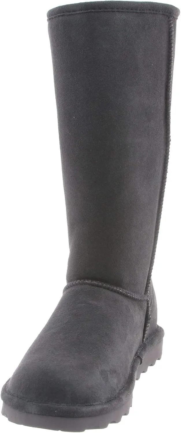 BEARPAW Women's Elle Tall Wide Multiple Colors | Women's Boot Classic Suede | Women's Slip On Boot | Comfortable Winter Boot