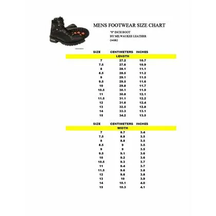 BFR 9080 Men's Black 6 Inch Lace to Toe Boots with Gear Shift Protection
