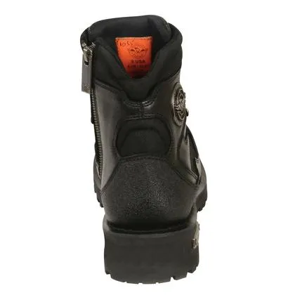 BFR 9080 Men's Black 6 Inch Lace to Toe Boots with Gear Shift Protection