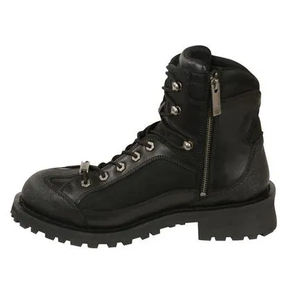 BFR 9080 Men's Black 6 Inch Lace to Toe Boots with Gear Shift Protection