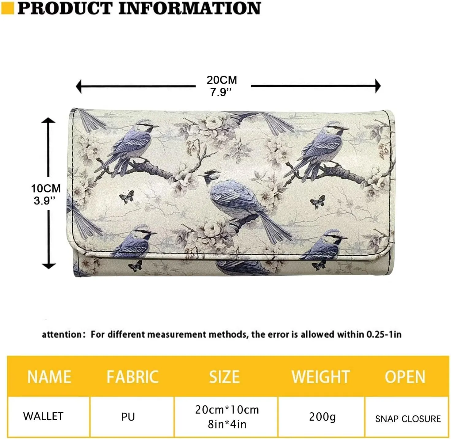 Black Bat Roses Print Women Slim Wallet Gothic Spider Web Trifold Long Credit Card Holder Clutch Handbag, Red Rose Flowers Leather Checkbook Wallet for Ladies