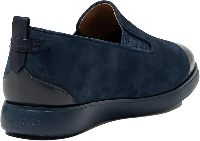 Blazer Flats Haan Localized shipping Ambition Cole Navy Grand Toe Suede Slip On Loafers Pointed Hurry, act fast