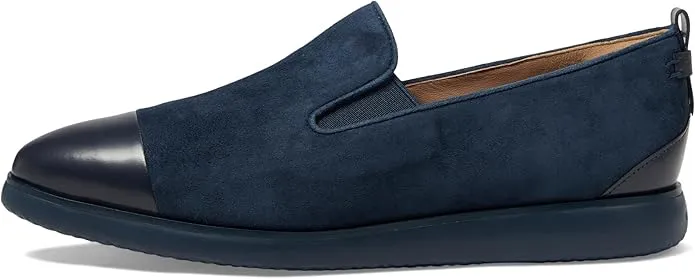 Blazer Flats Haan Localized shipping Ambition Cole Navy Grand Toe Suede Slip On Loafers Pointed Hurry, act fast