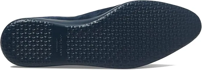 Blazer Flats Haan Localized shipping Ambition Cole Navy Grand Toe Suede Slip On Loafers Pointed Hurry, act fast