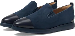 Blazer Flats Haan Localized shipping Ambition Cole Navy Grand Toe Suede Slip On Loafers Pointed Hurry, act fast