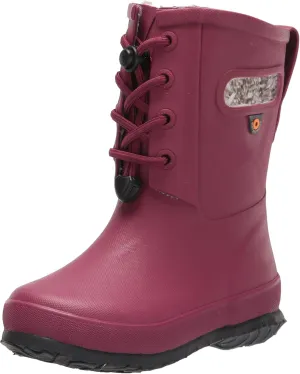 BOGS Unisex-Child Amanda Plush Lace Ii Snow Boot