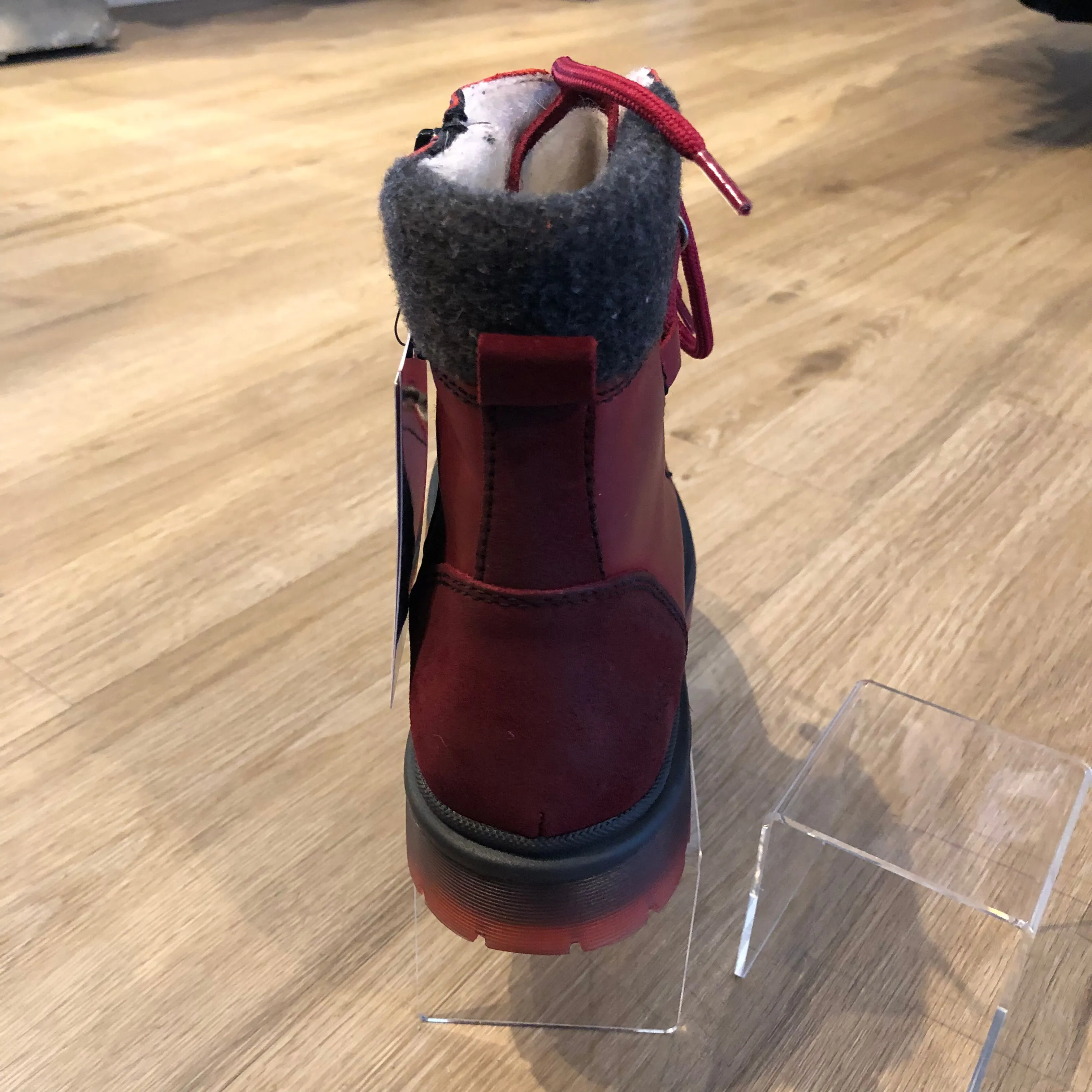 BOS & CO AXEL RED WATERPROOF BOOT
