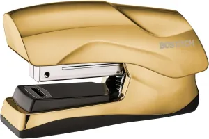 Bostitch Office Heavy Duty Stapler, 40 Sheet Capacity, No Jam, Half Strip, Fits into the Palm of Your Hand, For Classroom, Office or Desk, Gold Chrome