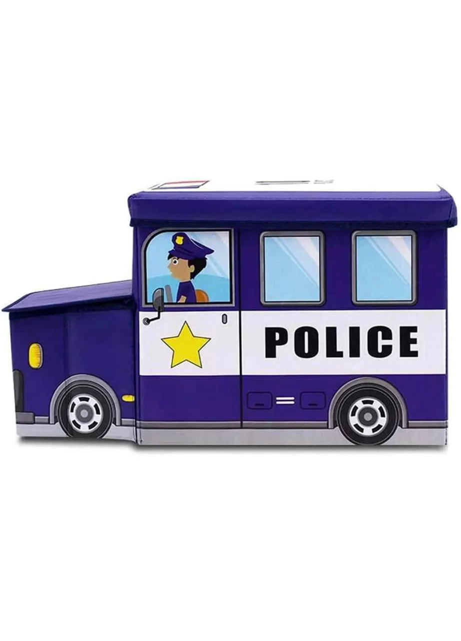 Bus Shaped Foldable Storage / Stool For Kids