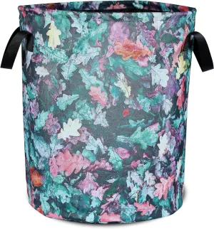 Camo Leaf Laundry Basket Color Foldable Oxford Cloth Funny Tote Bag Laundry Hamper Clothes Storage Bucket Organizer For Bathroom/Laundry Storage/Bedroom 17.7x13.7 Inch