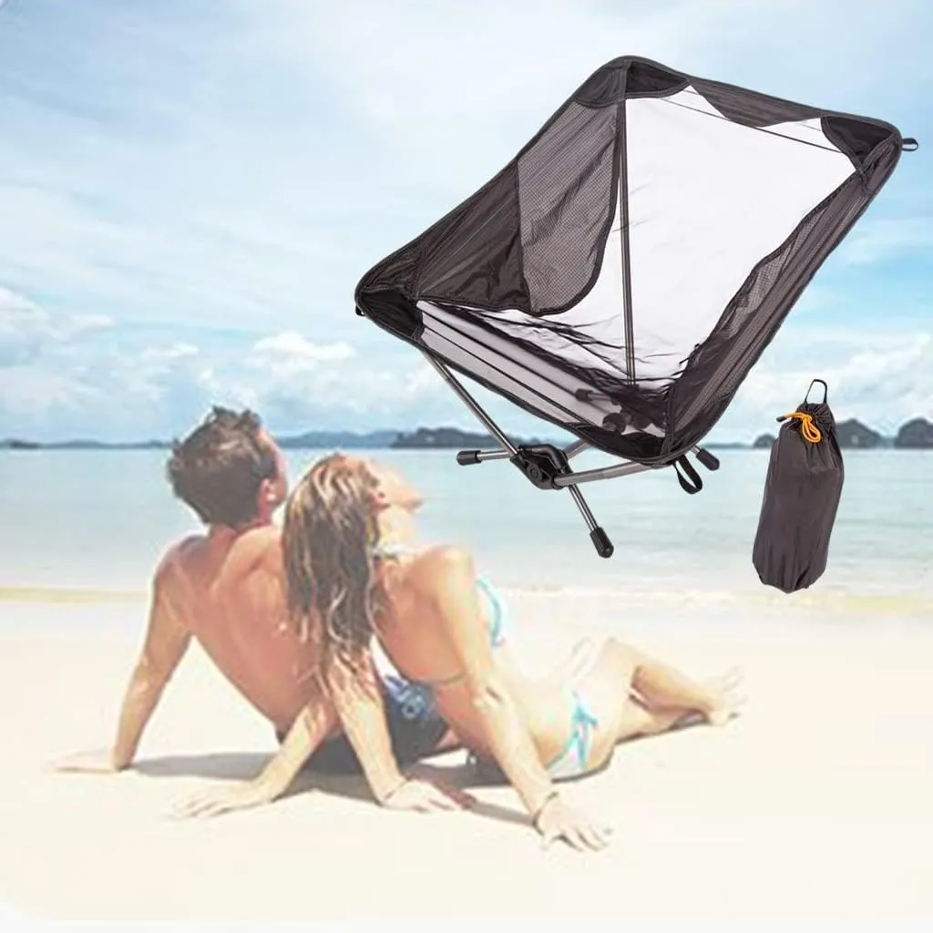 Camping Chair Camping Chair Low Profile Folding Chair with Carry Bag for Camping Beach Picnic Barbeques Sporting Event Folding Chair (A One Size)