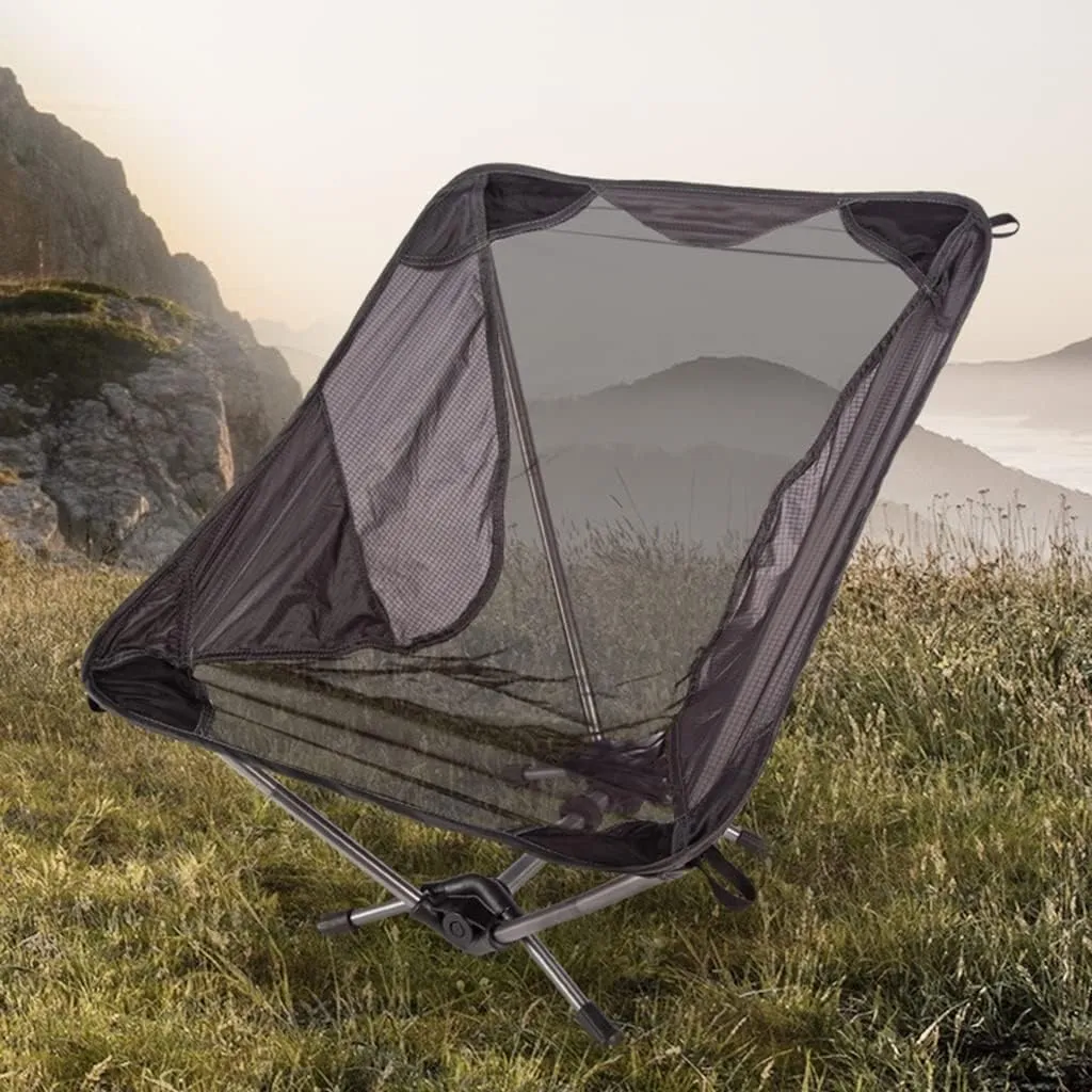 Camping Chair Camping Chair Low Profile Folding Chair with Carry Bag for Camping Beach Picnic Barbeques Sporting Event Folding Chair (A One Size)