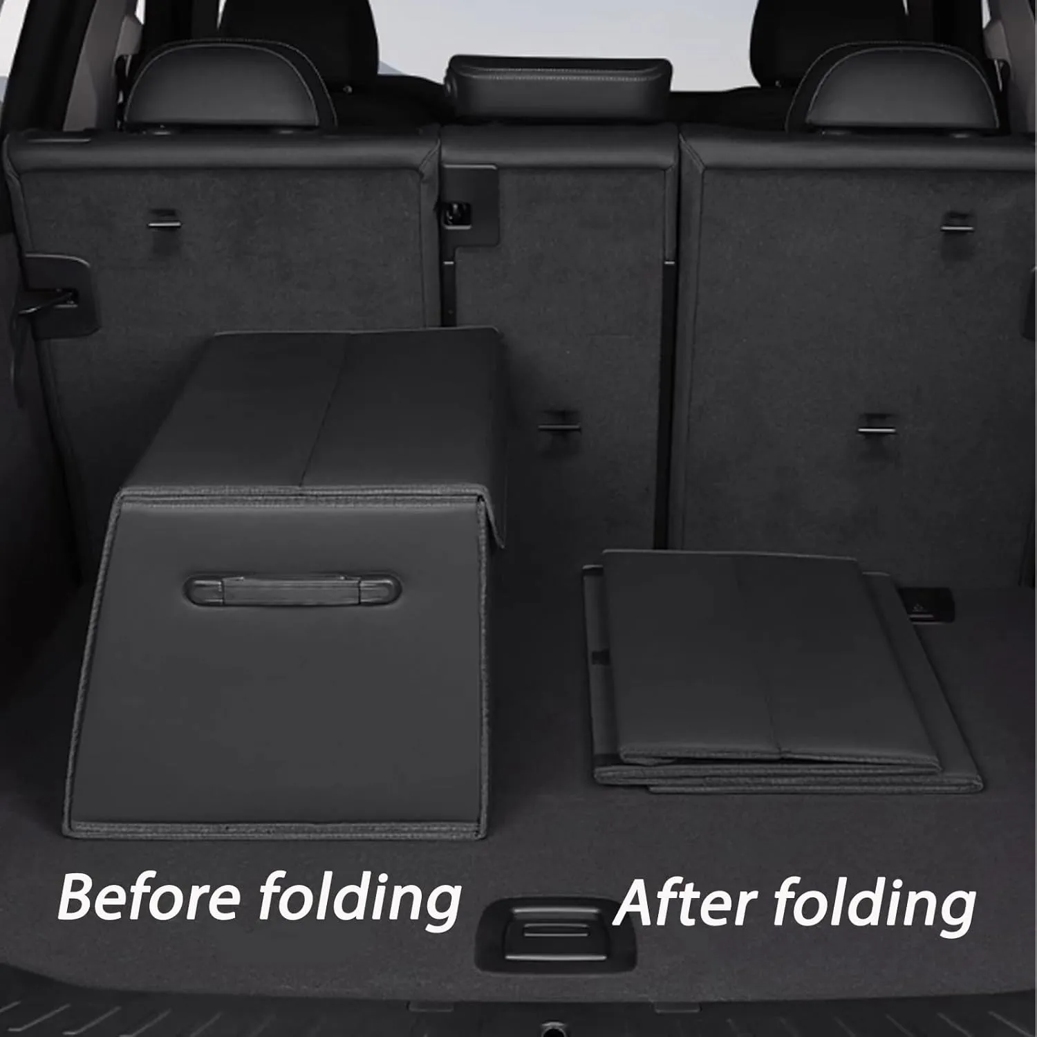 Car Boot Bag for Mitsubishi Outlander PLUS/Spirit /TOP/Business 2012 2013 2014 2015 Anti Slip Robust Stable Car Boot Organiser,Waterproof Wear-Resistant Boot Tidy for Car,B1 56 * 37 * 30