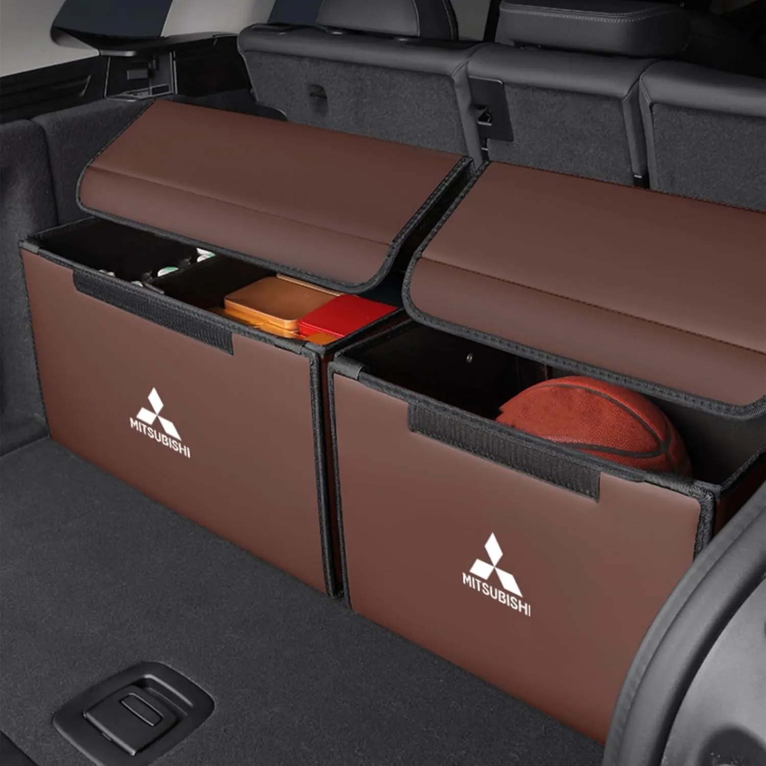 Car Boot Bag for Mitsubishi Outlander PLUS/Spirit /TOP/Business 2012 2013 2014 2015 Anti Slip Robust Stable Car Boot Organiser,Waterproof Wear-Resistant Boot Tidy for Car,B1 56 * 37 * 30