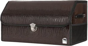 Car Boot Organiser for Fisker Alaska/Emotion/Ocean/Concept/Karma, Large Capacity Car Boot Storage Bag Car Trunk Boot Storage Organiser Collapsible with Lid,A-M