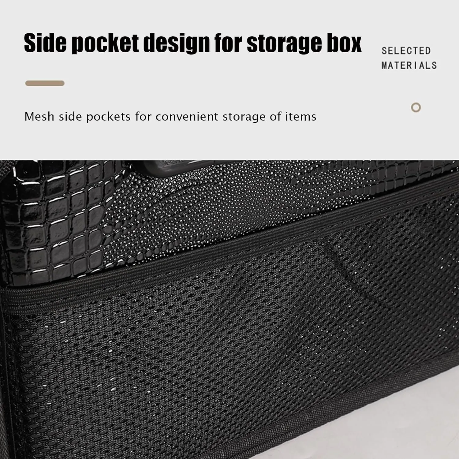 Car Boot Organiser for Fisker Alaska/Emotion/Ocean/Concept/Karma, Large Capacity Car Boot Storage Bag Car Trunk Boot Storage Organiser Collapsible with Lid,A-M