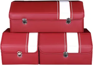 Car Boot Organiser for Mitsubishi L200/Lancer/Mirage/Outlander/Pajero, Foldable Storage Box Waterproof Car Boot Tidy Storage Box Durable Car Boot Storage Organiser,C-S