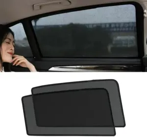 Car Side Window Sunshades for Mitsubishi Eclipse Cross 2018-2024, Front Rear Sun Shade Breathable Block UV Rays Privacy Screen Reduce Glare Protection Curtain,B/2 Rear-Window, normal