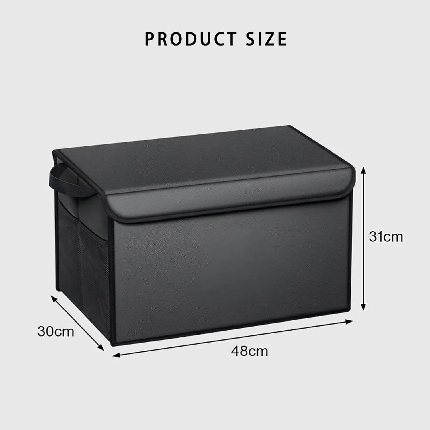 Car Trunk Organizer for Mazda 6 Sport GH 2008-2010 Thickened Car Boot Tidy Storage Box Tailor-made Lidded Storage Bins for Home Car Outdoor Camping Travel,D