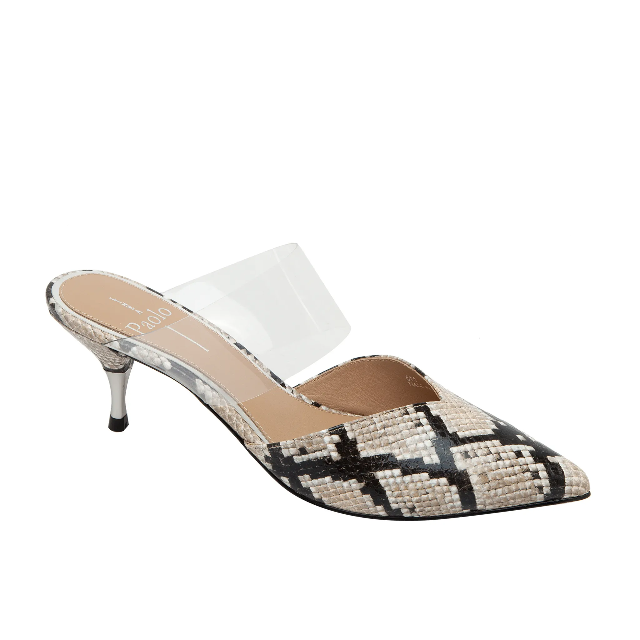 CHACE II | Pointy Toe Kitten Heel Mules