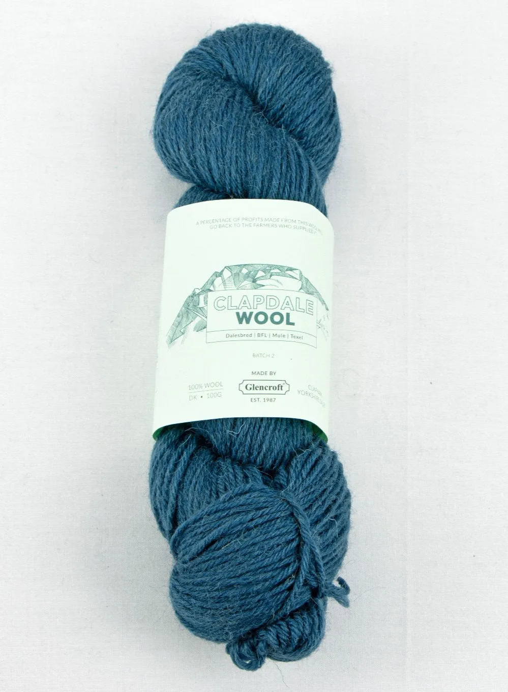 Clapdale Wool 100g DK Hand Knit - Assorted Colours Six Pack