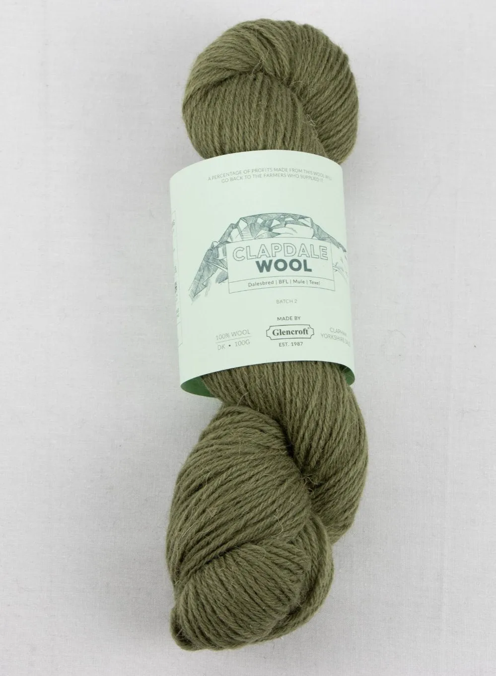 Clapdale Wool 100g DK Hand Knit - Assorted Colours Six Pack