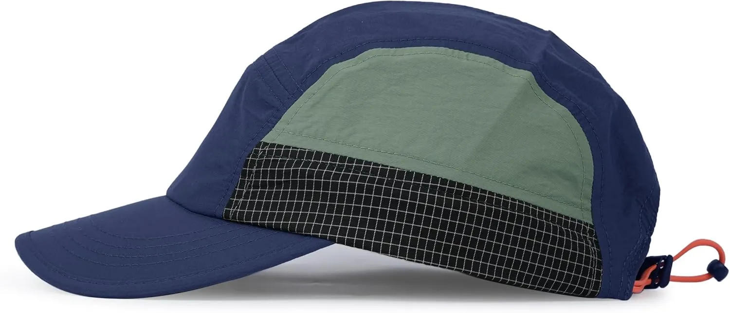 CLAPE Baseball Cap Quick Dry 5 Panel Trucker Hat Unstructured Dad Hat Sports Running Cap Low Profile Golf Hat Fitted Cap